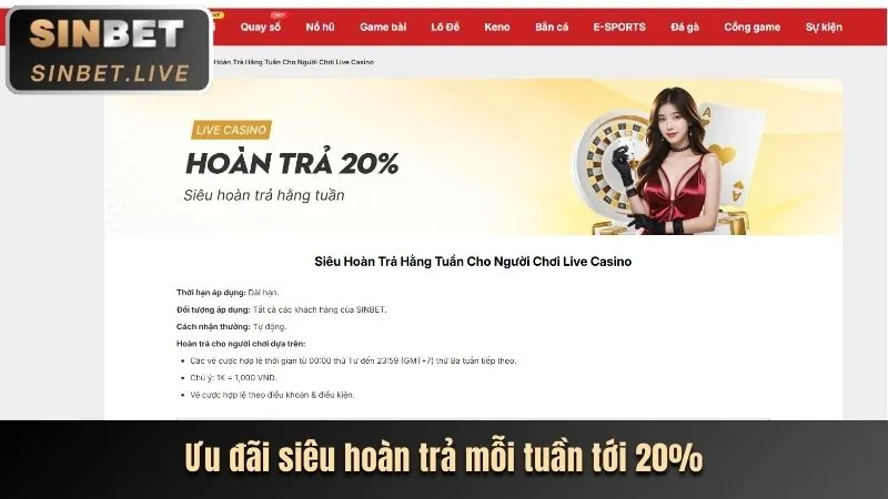 Thưởng nạp lại hàng ngày 12 Bet 12bet